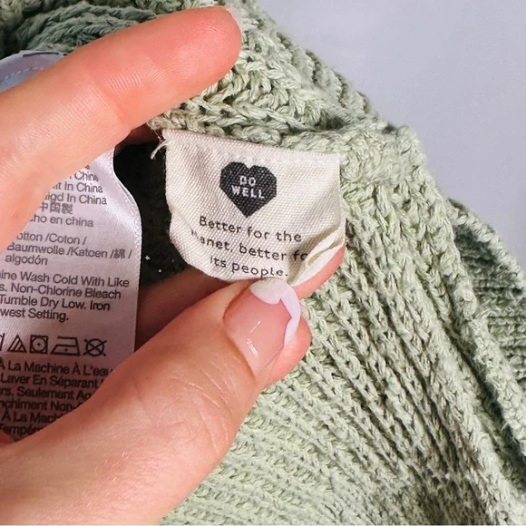 Madewell Pastel Sweater Tank Sage Green Women’s Large - Picture 10 of 12